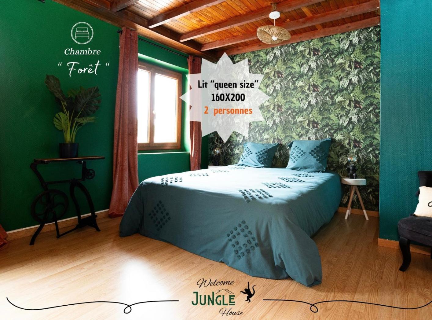 Maison "Jungle House" 90 M2 Billard, Retroprojecteur, Bar A Jeux , Vinyle, Wifi Fibre, Ideal Pro & Famille A Montbrison Exterior photo